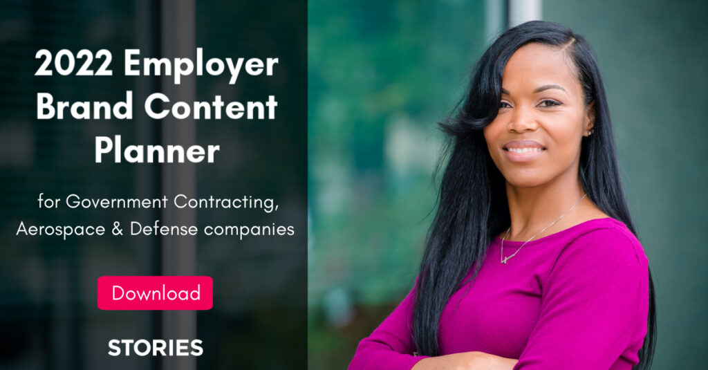 2022 Government Contracting Content Planner for Employer Brand and Talent Professionals