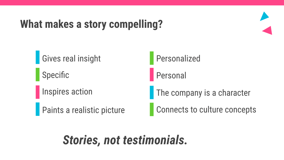What makes a story compelling? A graphic
