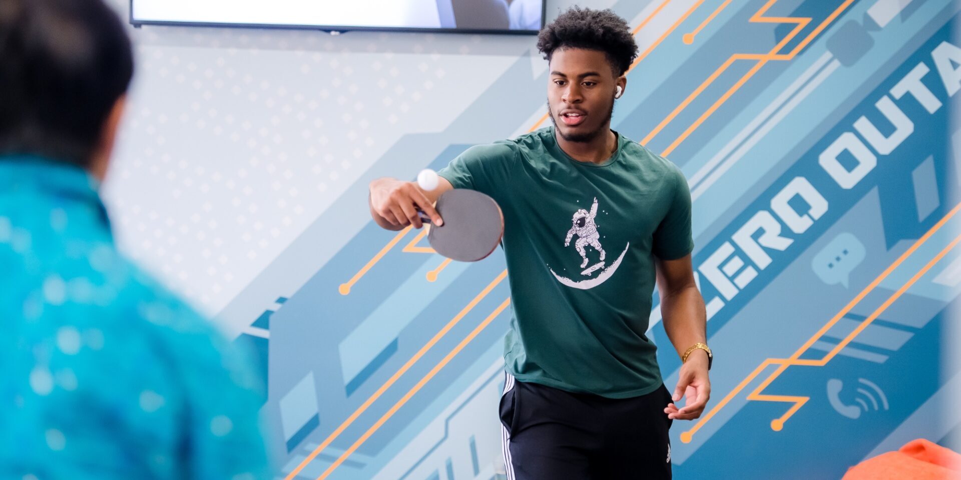 Ping pong for work hard, play hard