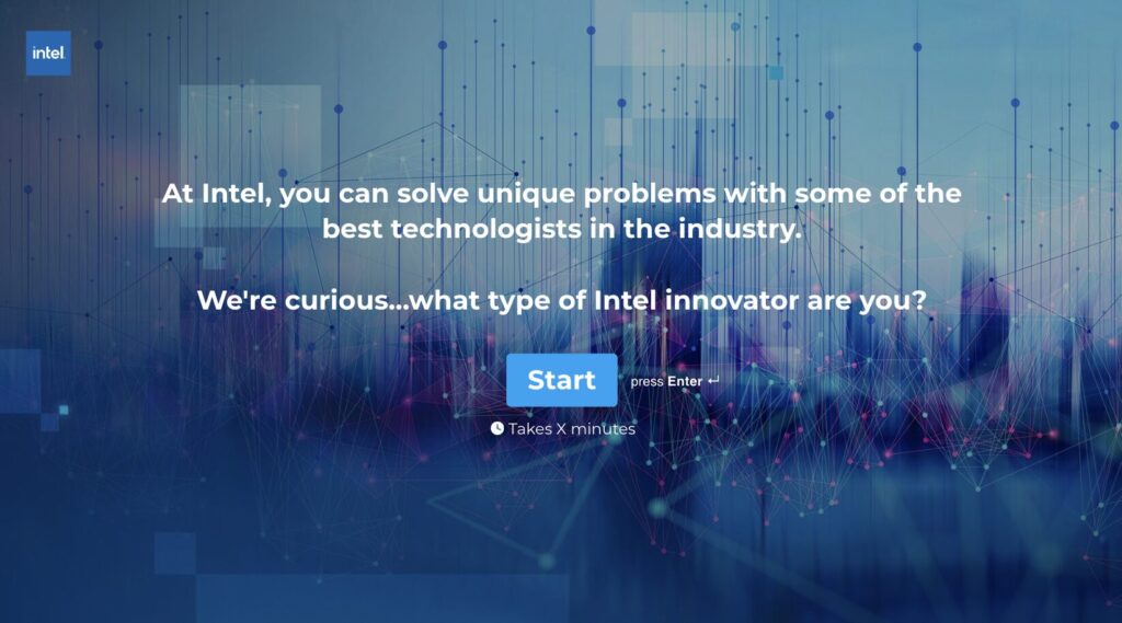 Intel Quiz Home