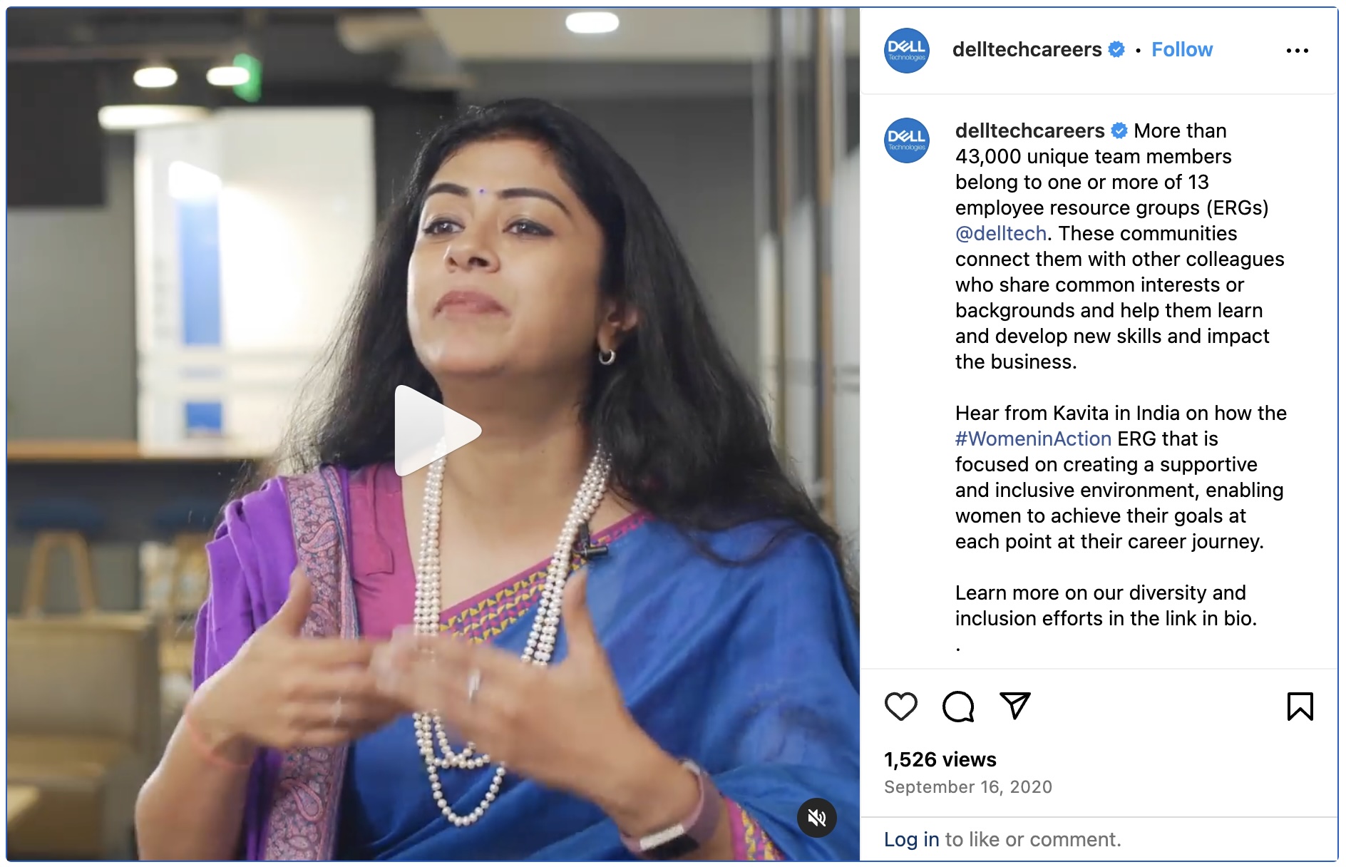 A social graphic employee spotlight