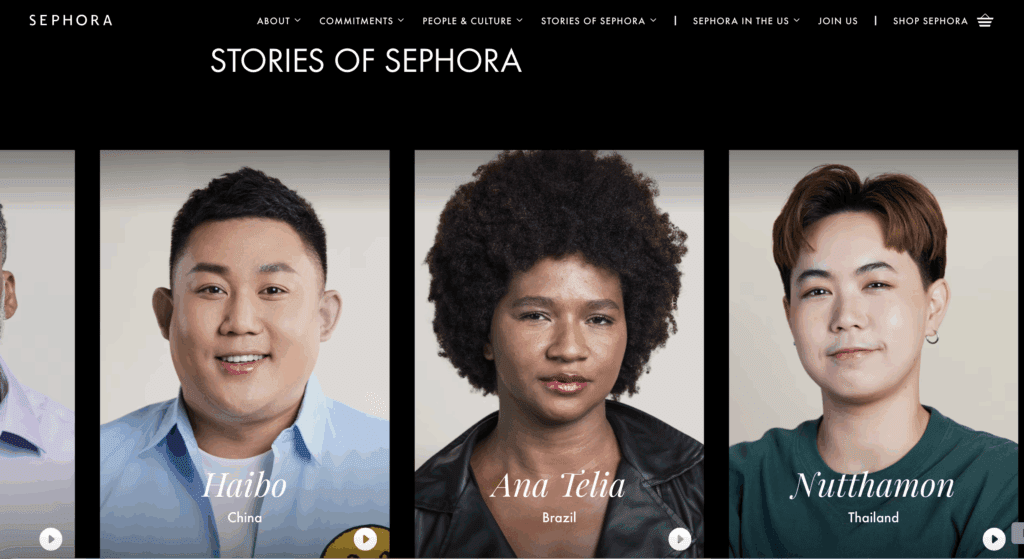 Sephora's cinematic approach to employee storytelling